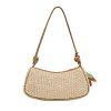 THE SUMMER WOVEN CHARM SHOULDER BAG